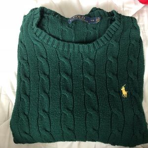 Mens Polo Ralph Lauren Cable-knit Sweater